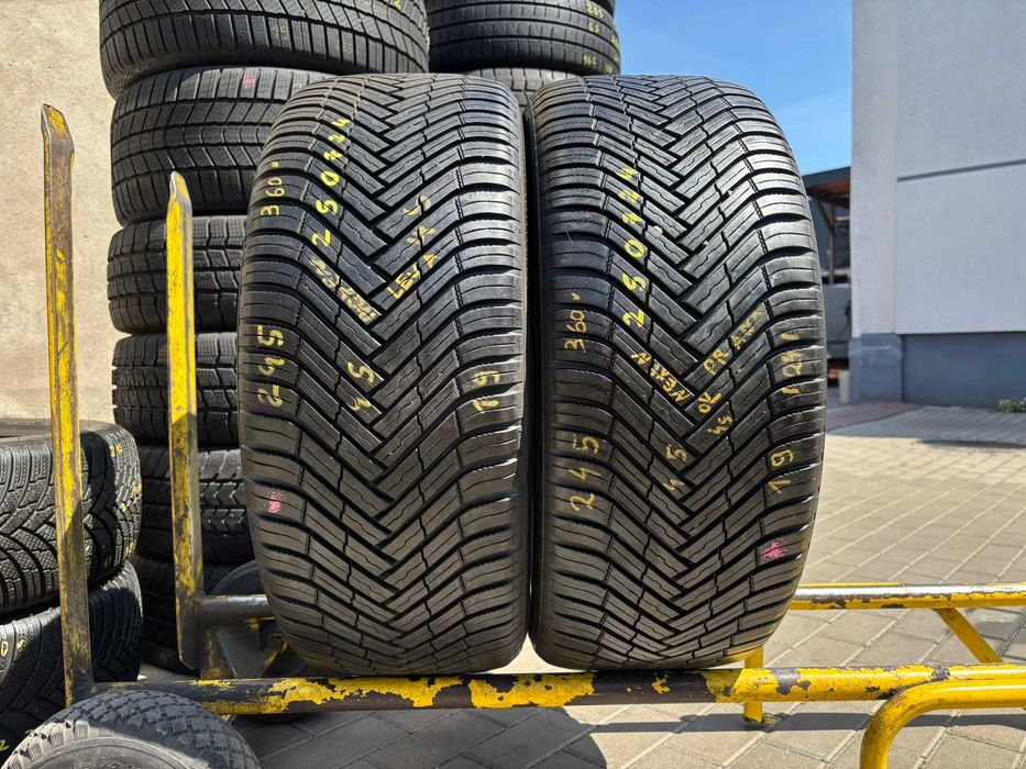 2X OPONY CAŁOROCZNE 245/45ZR19 | 245/45R19 102Y Nexen N Blue 4Season 2 XL Rant Ochronny 7.6MM 2024R SPRAWDZONE! #250724