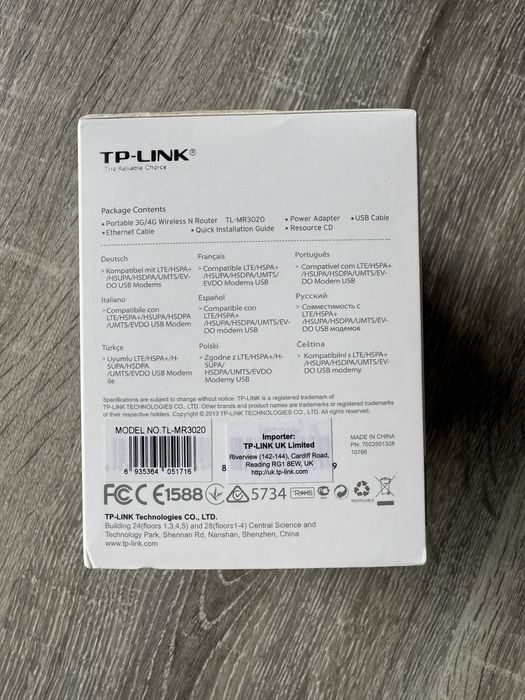 Router portatil TP-Link TL-MR3020
