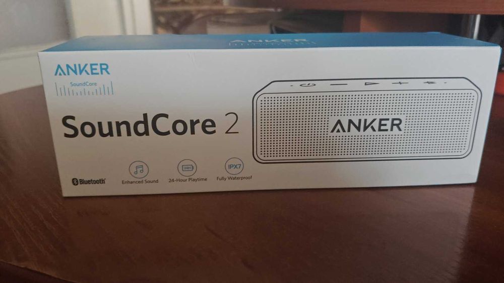 Портативна колонка Anker SoundCore 2 Black (A3105016), запечатана