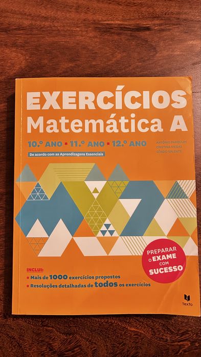 Livro de Exercícios de Matemática A - 10o, 11o e 12o Ano
