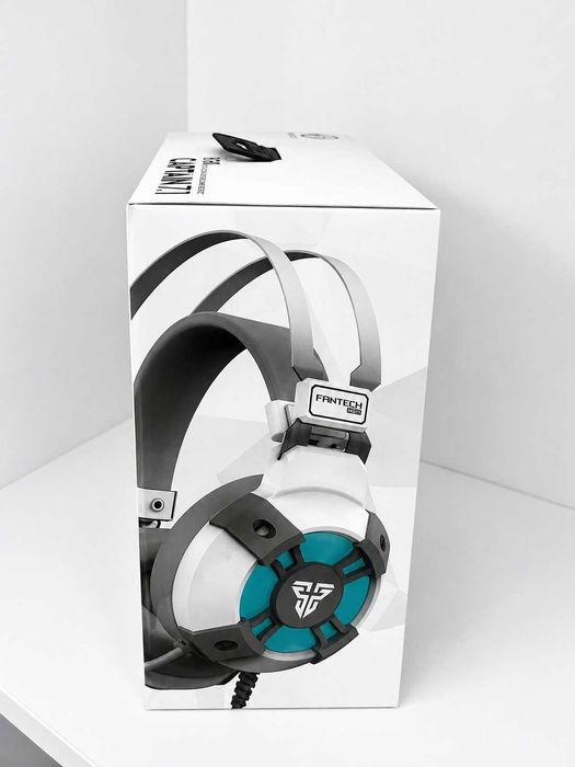 Fantech HG11 Captain 7.1 Space Edition — Headset Gaming Virtual 7.1, RGB 7 Cores, Branco | Novo | Garantia