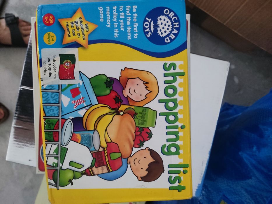 Conjunto de 6 jogos infantis