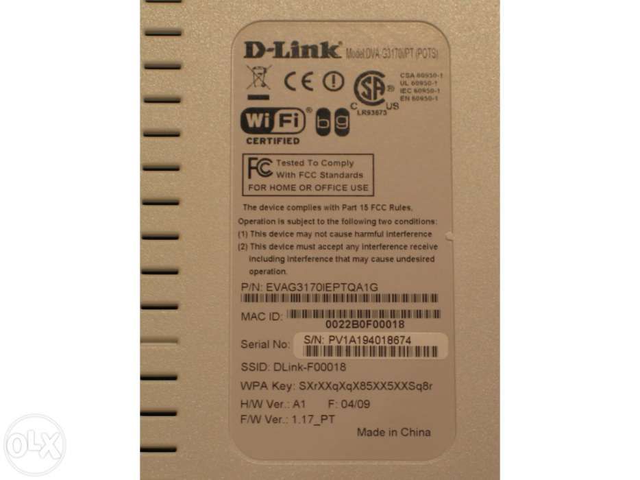 DLink DVA-G3170i Wireless Router64298084099971122