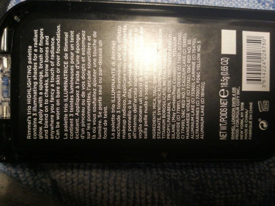 Rimmel London rozświetlacz highlighter illuminate