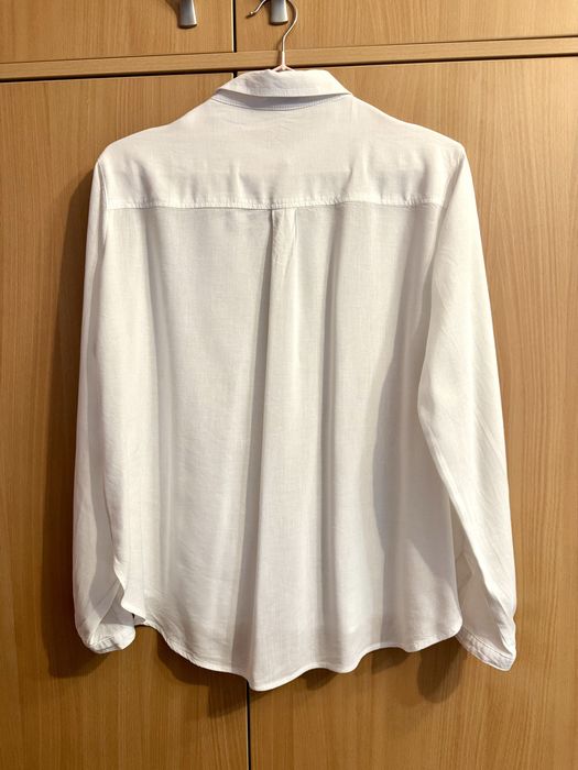 Жіноча біла лляна сорочка Spring Fashion