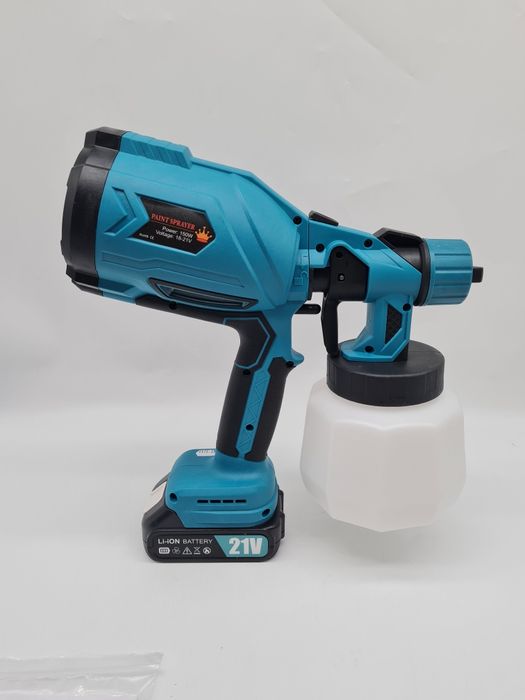 Pistolet malarski akumulatorowy 18V 150W 1x aku 1L agregat