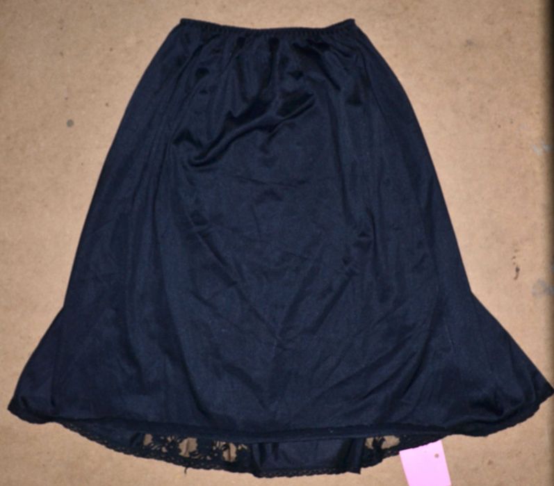 1^ little vintage półhalka nylon  40/42