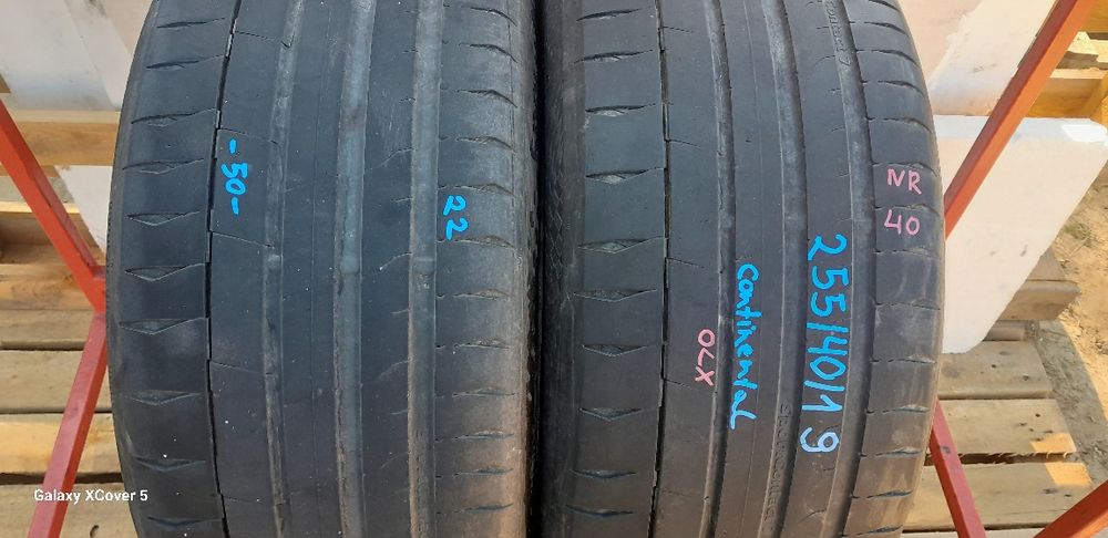 Opony Letnie 255/40/19.CONTINENTAL.Rok 2022.Adres-ZALESIANY 33 A.