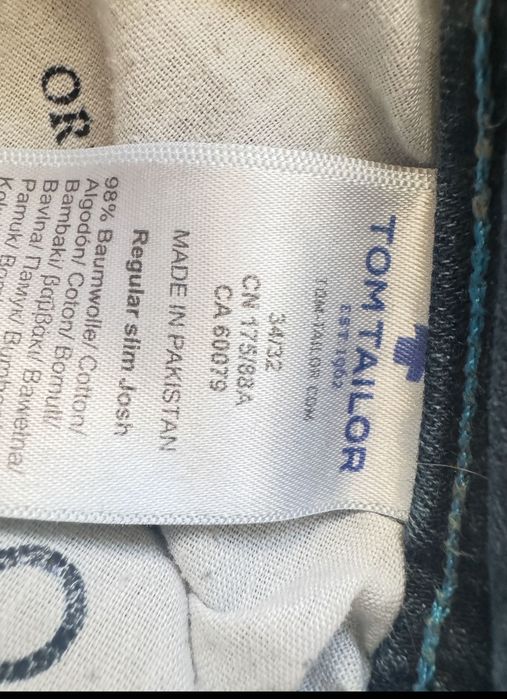 Spodnie męskie Tom Tailor regular fit 34 32