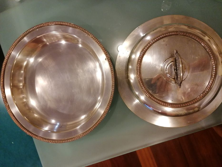 Prato coberto em casquinha