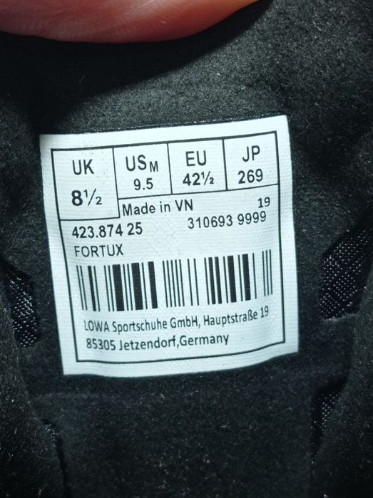 Кросівки LOWA Fortux 37,42,5,43,5р.