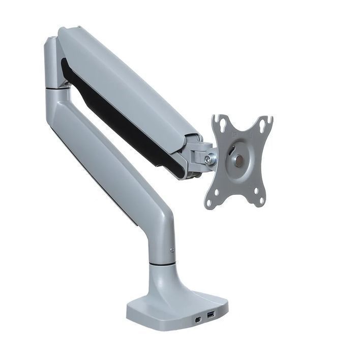 Uchwyt biurkowy gazowy do monitora 17-45 cali L-35HD 15kg + USB
