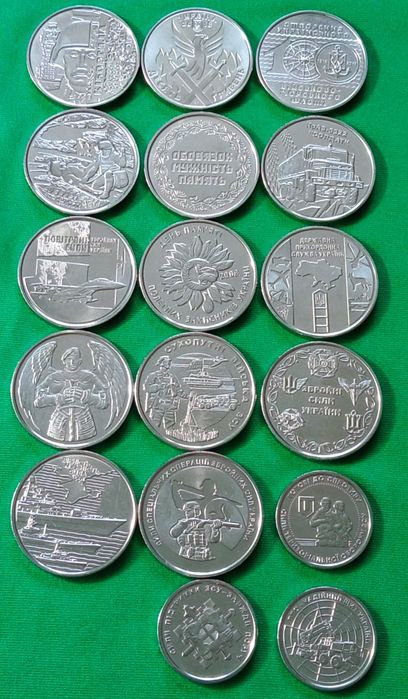 27 видів різних ролів ЗСУ Кіборги, Добровольці, 100-річча ВМФ тощо