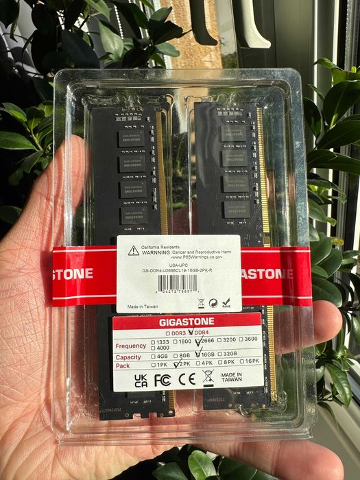 Pamięć GIGASTONE 32GB Kit (2x16GB) DDR4 2666MHz