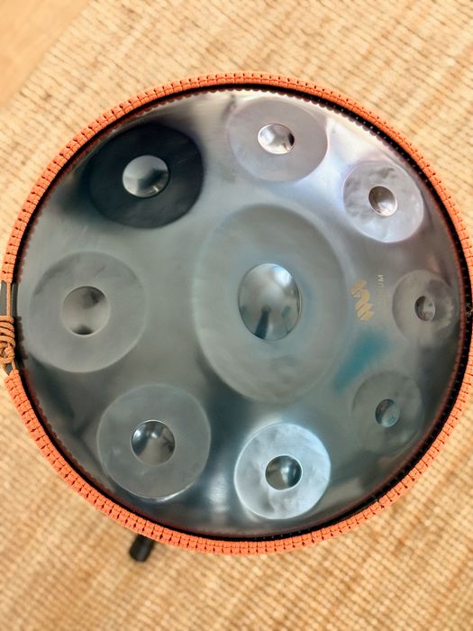 Handpan Spacedrum Nitro AMARA (D minor) – Metal Sounds France – 9 nut
