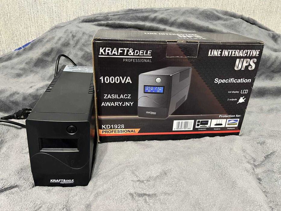 ДБЖ УПС 1000 VA Kraft&Dele KD1928