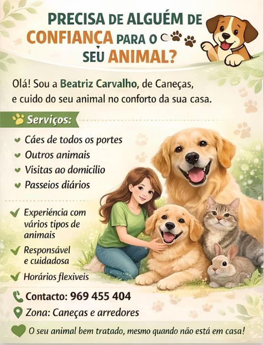 Pet sitter e Dog Walker com experiência