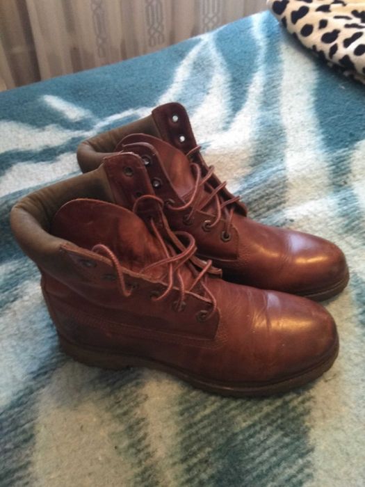 Ботинки демисезонные кожаные женские 38 размер Timberland