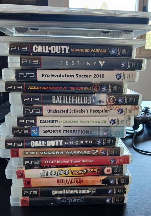 Playstation 3/20 jogos/1 comando