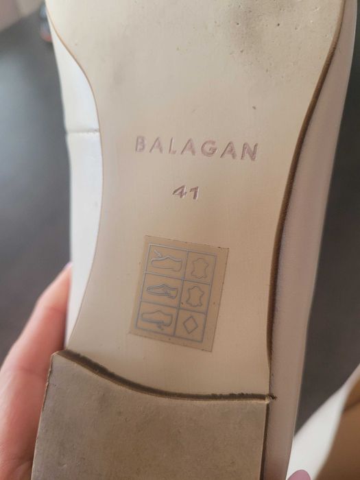 Baleriny damskie skórzane Balagan stan bdb