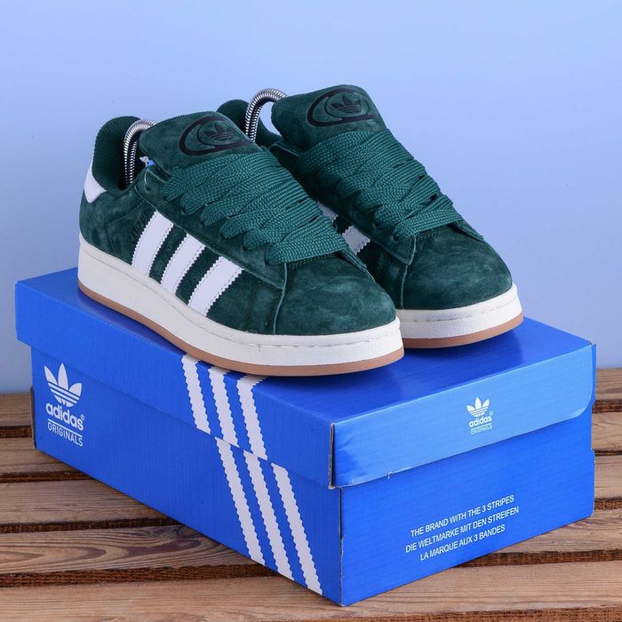 (2291) Кросівки кеди Adidas Campus зелені хакі - (41-45)