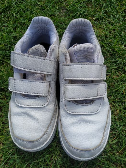 Białe Białe Adidasy na rzepy 30  na rzepy 30