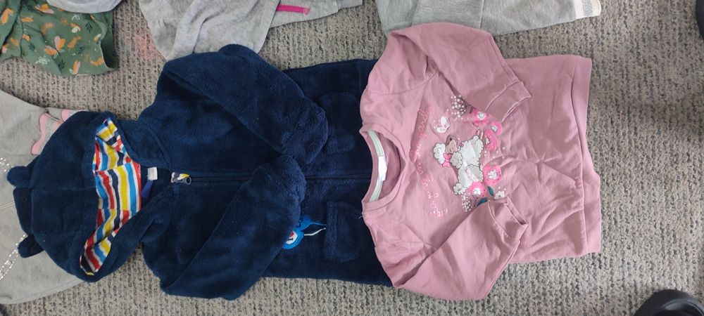 Zestaw paka ubrań dziewczynka  rozm 92