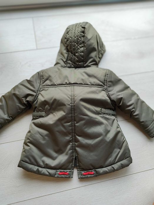 Nowa kurtka jesienno-zimowa dla dziewczynki ocieplana rozm. 80