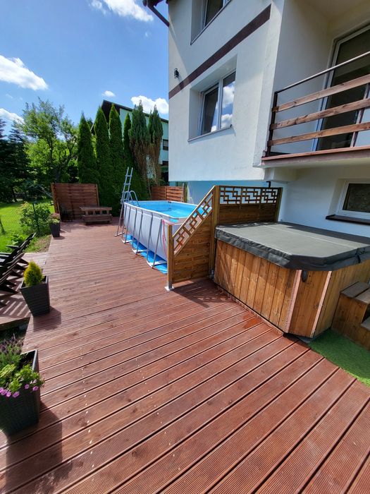 Apartamenty 4-osobowe z aneksami kuchennymi, jacuzzi, sauna, basen