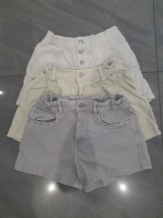 Zara zestaw 3x spodenki 152cm size 11-12
