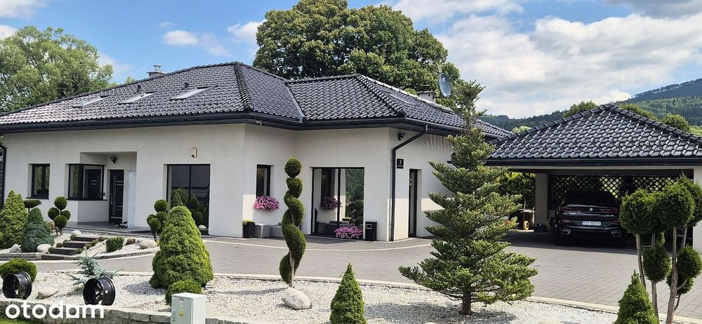 Willa ładny widok Góry Basen wysoki Standard