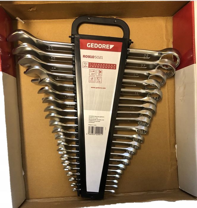 Zestaw kluczy płasko oczkowych  6-32