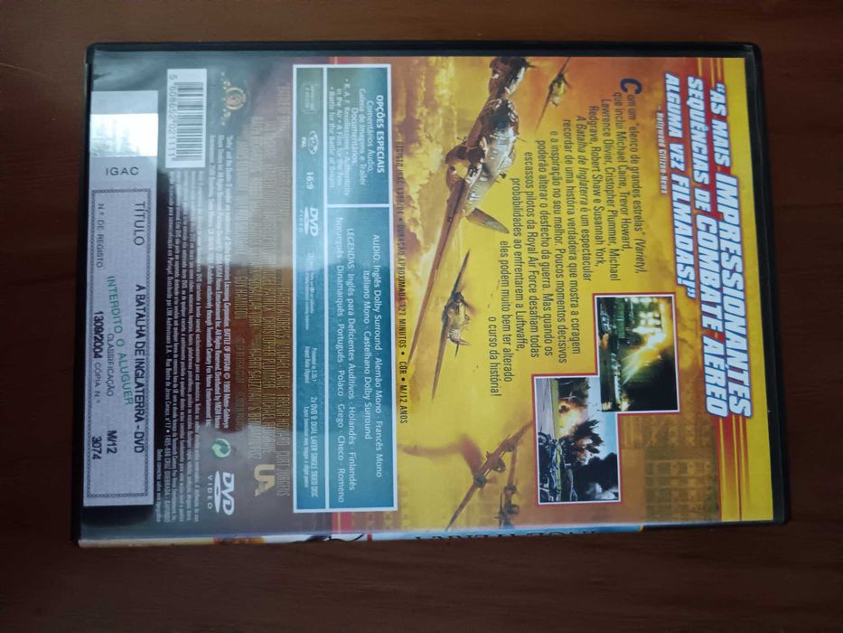 filme dvd original - a batalha de Inglaterra - edição especial