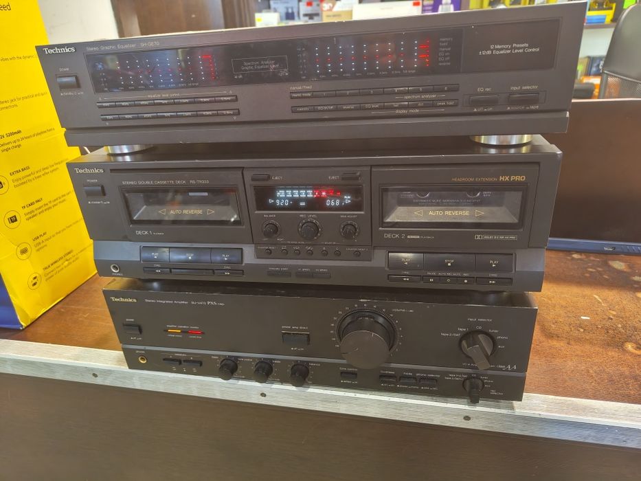 Wieża Technics SU-V470 + RS-TR330 + SH-GE70