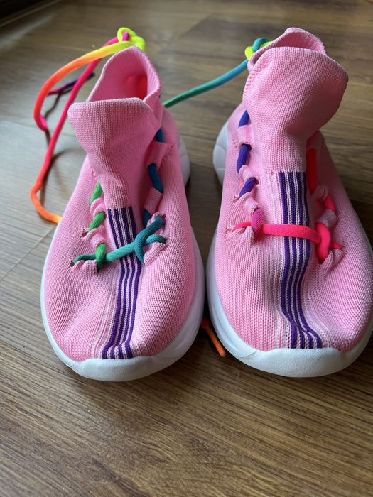 Buty  sneakersy róż 32/20,5-21cm jak nowe