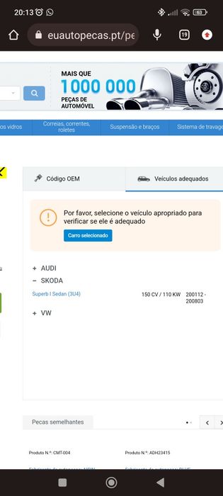 Bomba de embraiagem nova AUDI SKODA VOLKSWAGEN