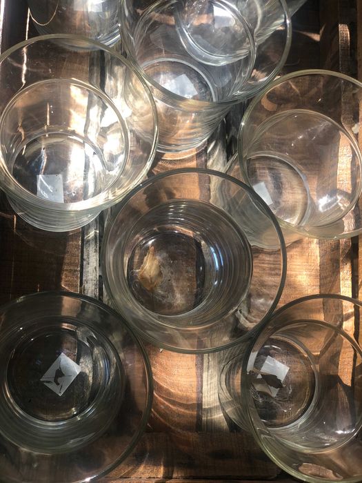 Lote de vidros para decoração de eventos