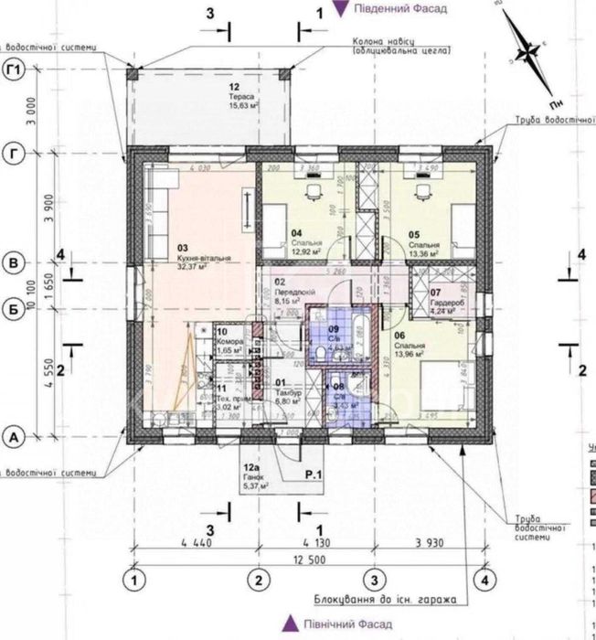 Новий будинок 105 м² з терасою та газом