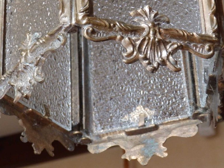 Люстра- Фонарь . Бронза