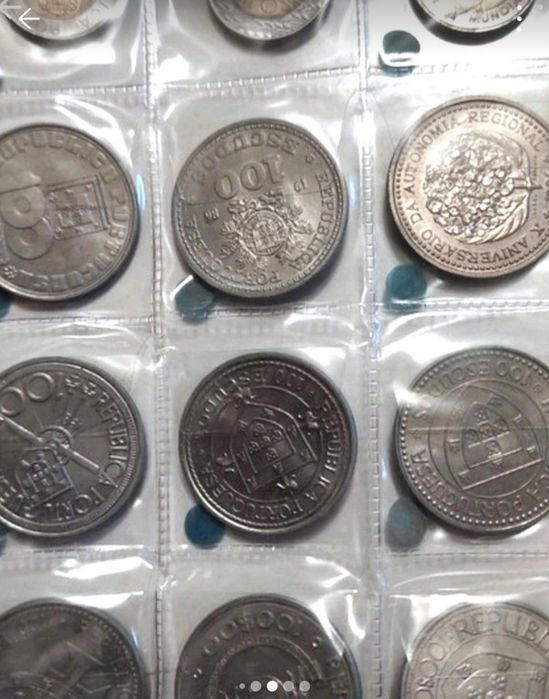 Moedas VÁRIAS 100/200 escudos