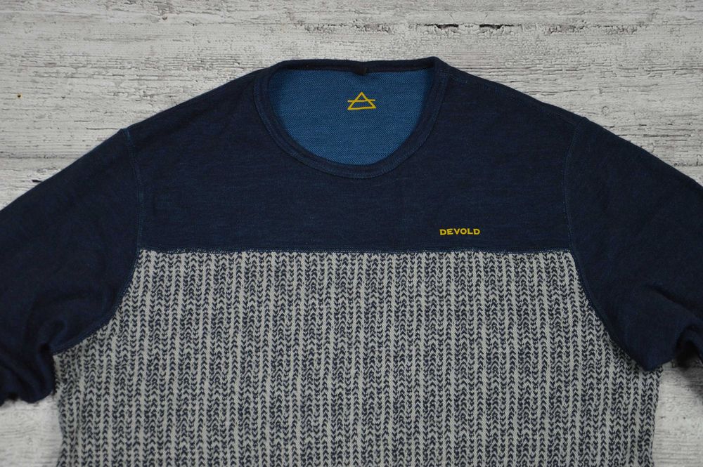 Devold Kvitegga 100% wełna merino męska longsleeve dwustronna - L