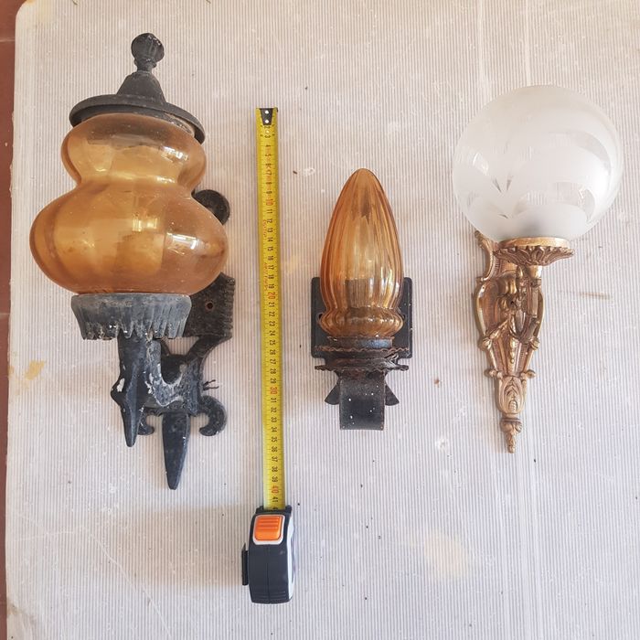 Antiguidade - Candeeiros Apliques Antigos