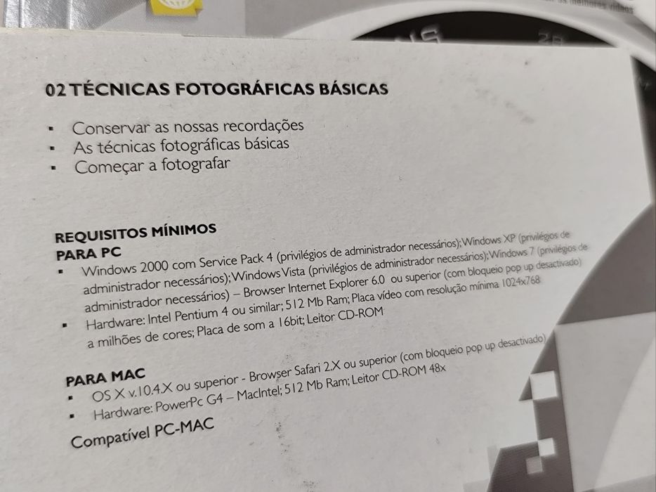 Curso de Fotografia em CD Rom (32 CDs) com Revista