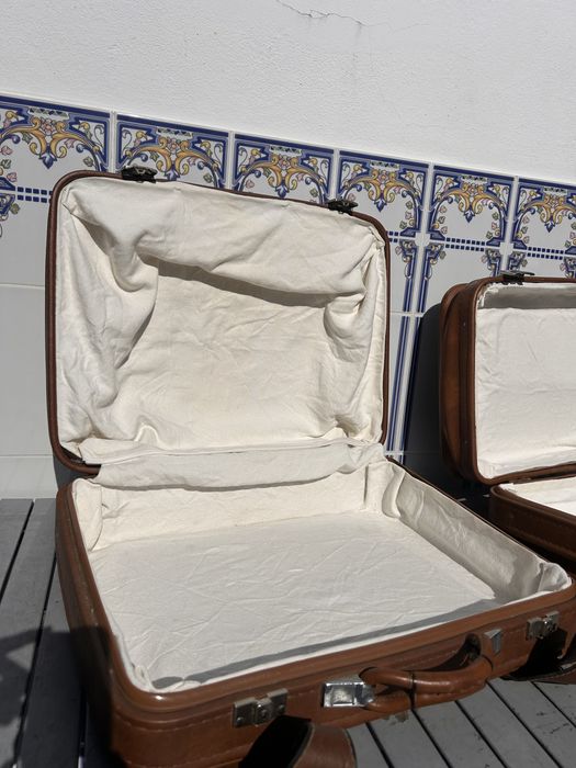 2 Malas de viagem Tauro Antiga pele