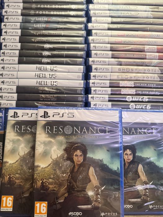 Офіційні диски з грою Resonance: A Plague Tale Legacy (PS5) (укр титри)