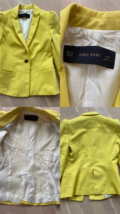 Стильный/ деловой Пиджак женский Zara xs-s massimo dutti m размер