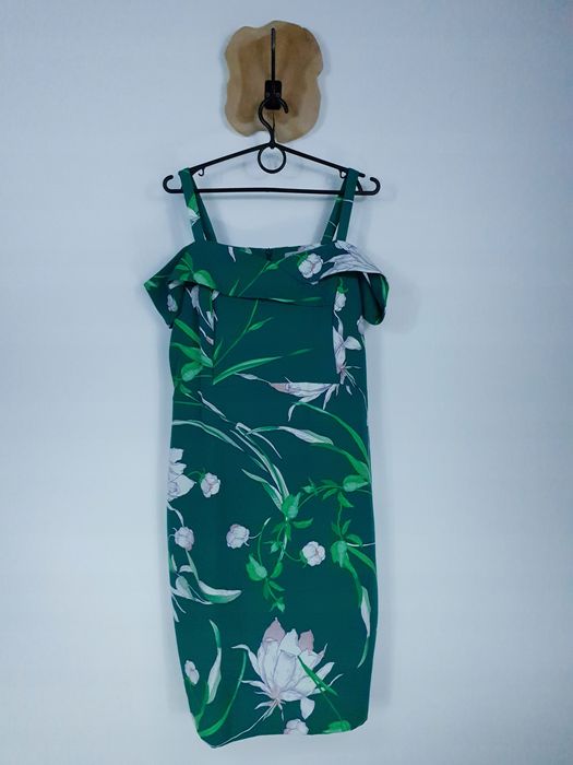 Sukienka prosta w kwiaty Soon 42 XL 14