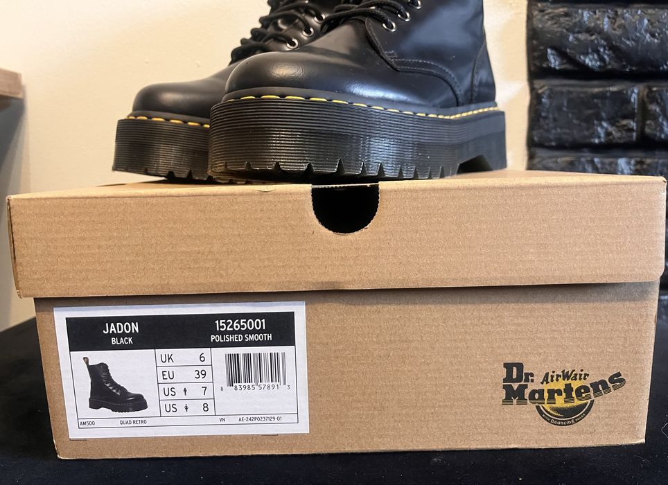 Dr. Martens Jadon Black  r. 39 glany