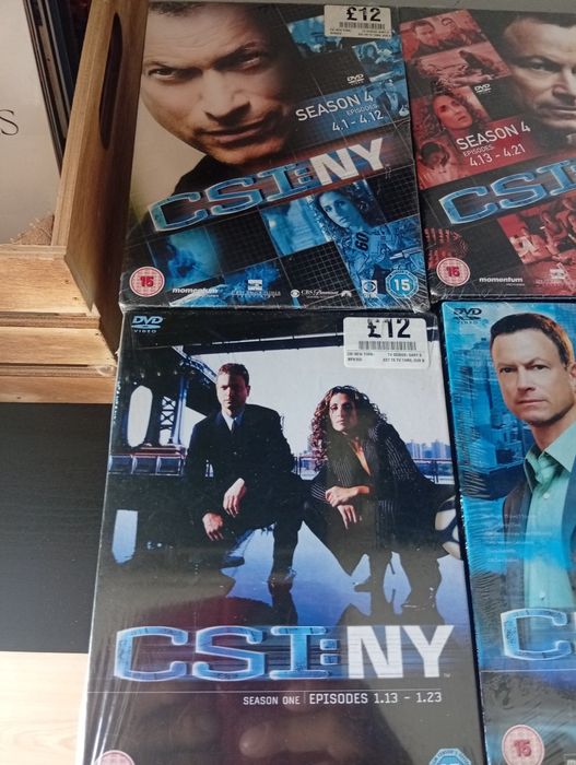 Conjunto de dvds CSI:NY selados