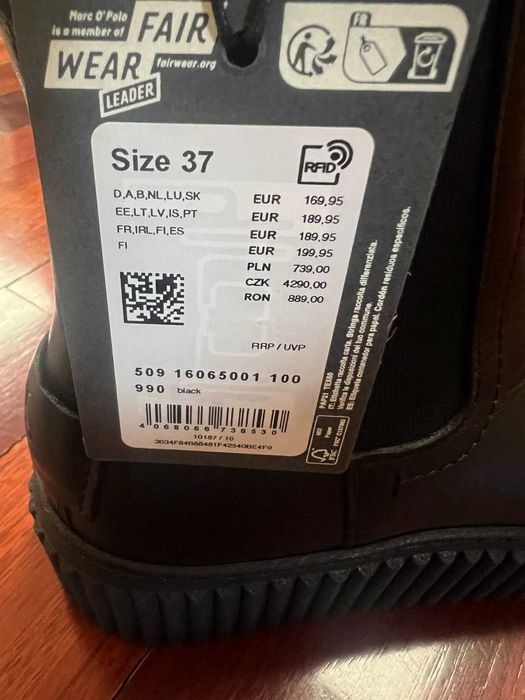 Marc O'Polo Botas chelsea 'Bianca' em preto